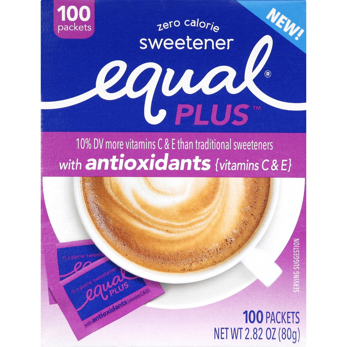 slide 1 of 10, Equal Sweetener 100 ea, 100 ct