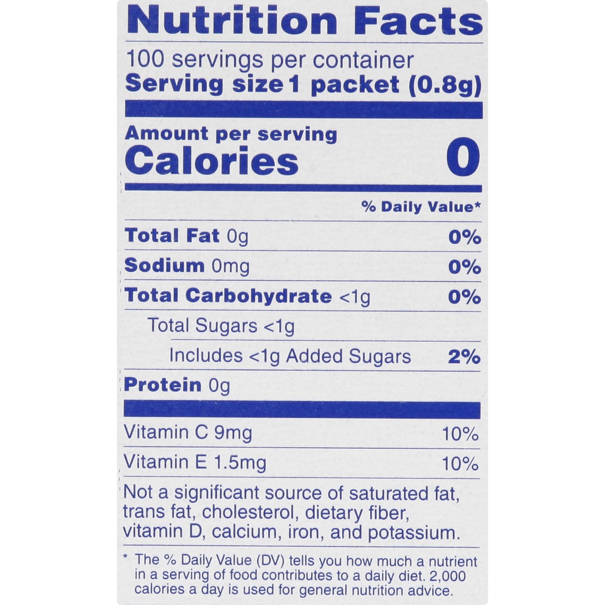 slide 5 of 10, Equal Sweetener 100 ea, 100 ct