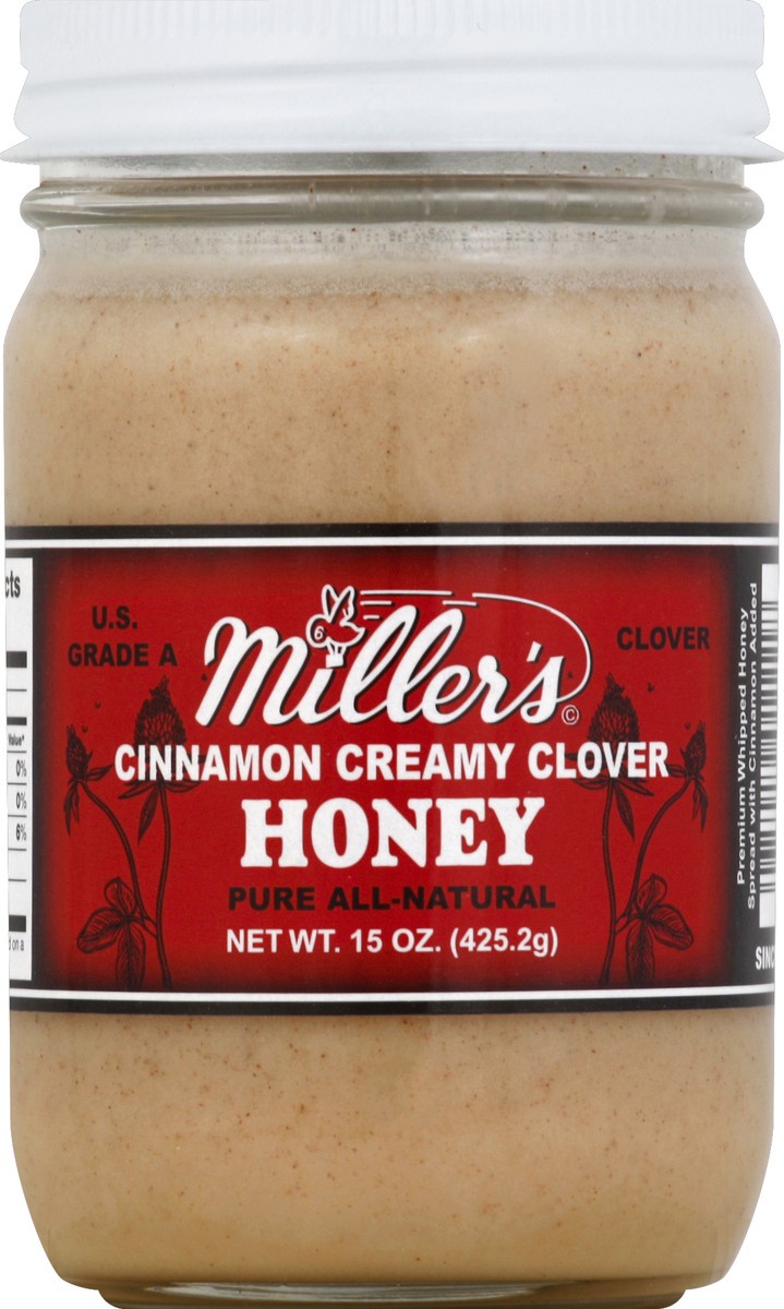 slide 2 of 2, Miller Cinnamon Creamy Honey, 15 oz