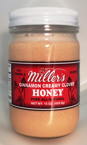 slide 1 of 2, Miller Cinnamon Creamy Honey, 15 oz