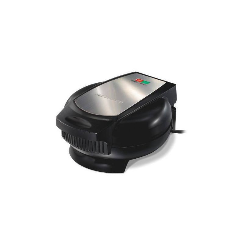 slide 1 of 2, Hamilton Beach 4 Square Belgian Waffle Maker - Stainless Steel, 1 ct