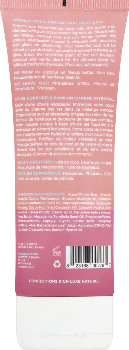 slide 5 of 6, Cake Body Mousse 200 ml, 7 fl oz