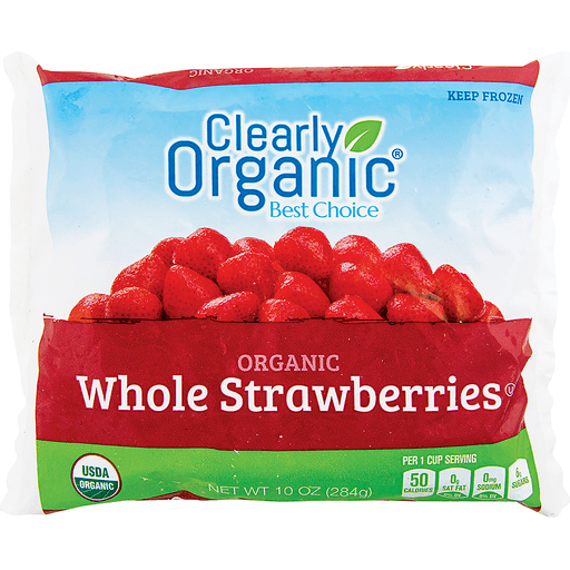 slide 1 of 1, Clearly Organic Strawberries, 10 oz