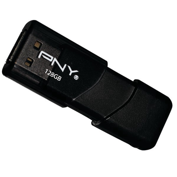 slide 1 of 2, PNY Attache Usb-2.0 Flash Drive, 128 GB