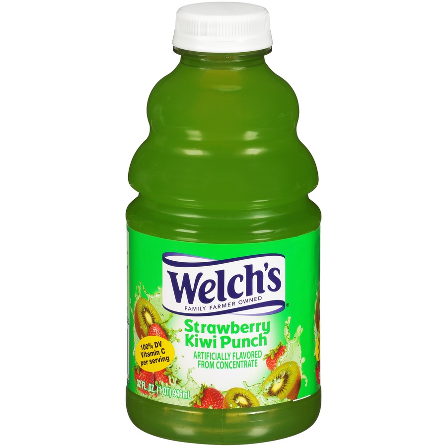 slide 1 of 1, Welch's Strawberry Kiwi Punch - 32 fl oz, 32 fl oz