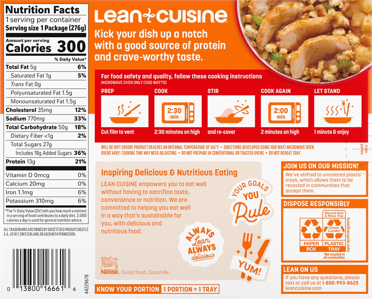 slide 12 of 14, Lean Cuisine Roasted Turkey Breast, 9.75 oz