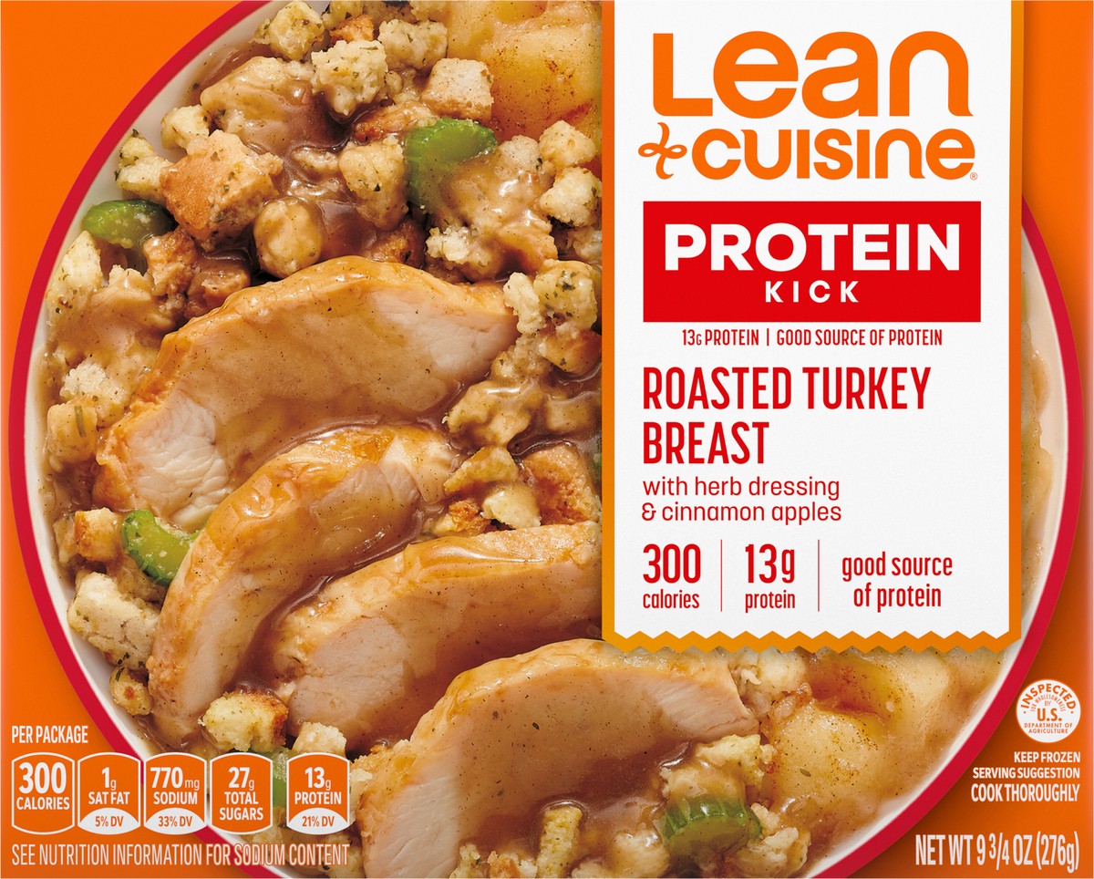 slide 5 of 14, Lean Cuisine Roasted Turkey Breast, 9.75 oz