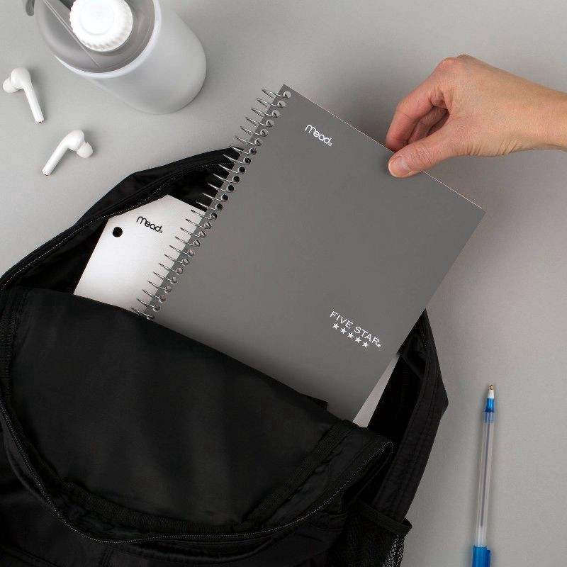 slide 2 of 8, Five Star 150pg 5 Subject College Ruled Notebook 9.5"x6", 1 ct