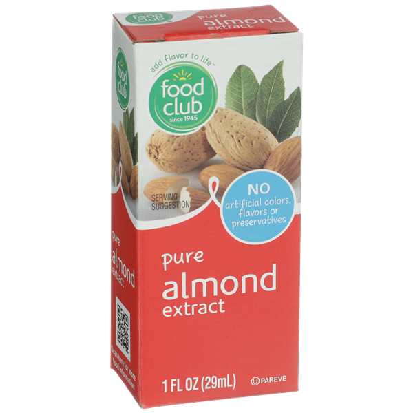 slide 1 of 1, Food Club Pure Almond Extract, 1 oz