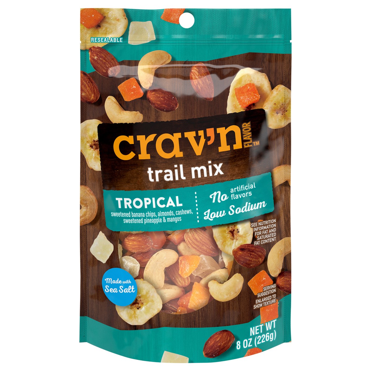 slide 2 of 4, Crav'n Flavor Tropical Trail Mix, 9 oz