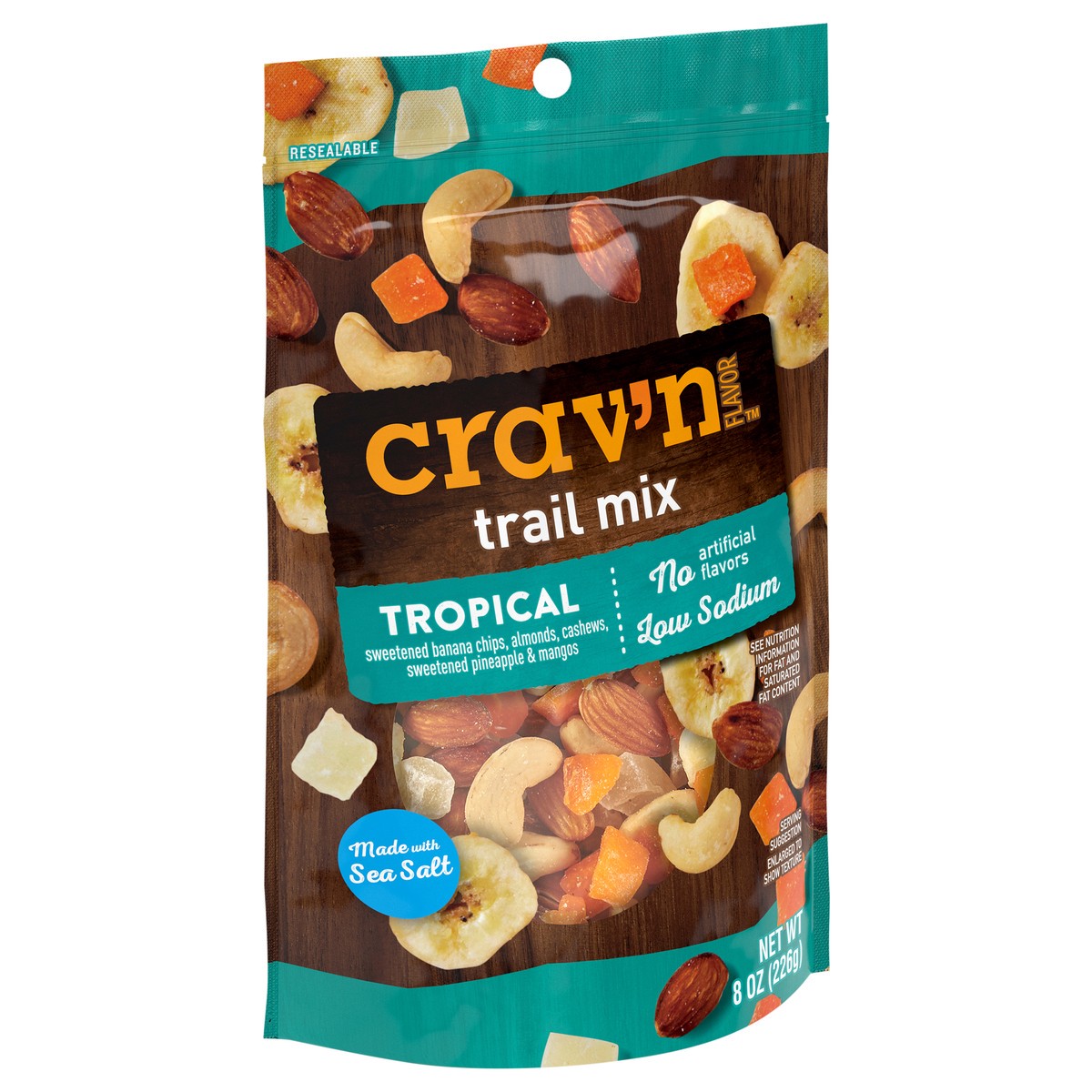 slide 3 of 4, Crav'n Flavor Tropical Trail Mix, 9 oz