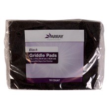 slide 1 of 1, ARRAY Black Griddle Pads, 10 ct