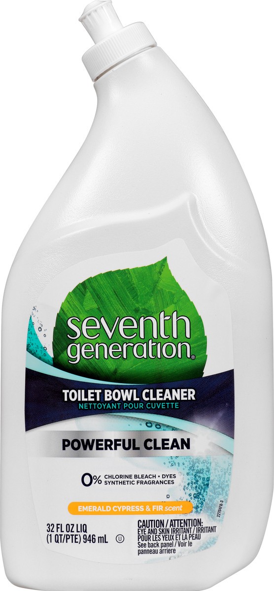 slide 3 of 9, Seventh Generation Toilet Bowl Cleaner, Emerald Cypress & Fir, 32 oz