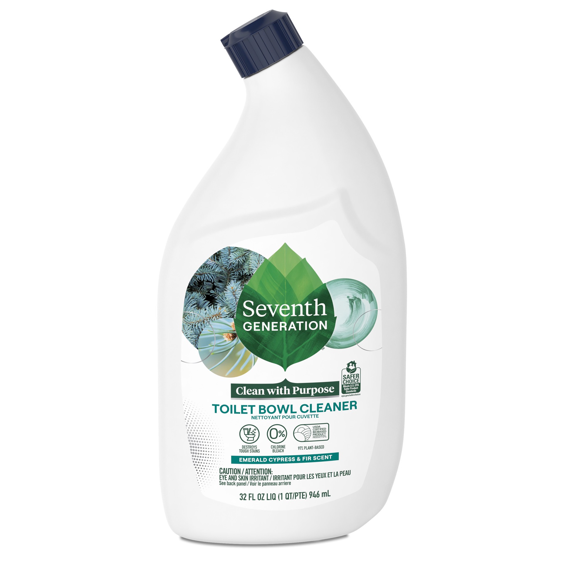 slide 1 of 9, Seventh Generation Toilet Bowl Cleaner Emerald Cypress & Fir, 32 oz, 32 oz