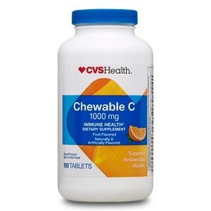 slide 1 of 1, CVS Health Chewable Vitamin C Tablets, 100 ct; 1000 mg