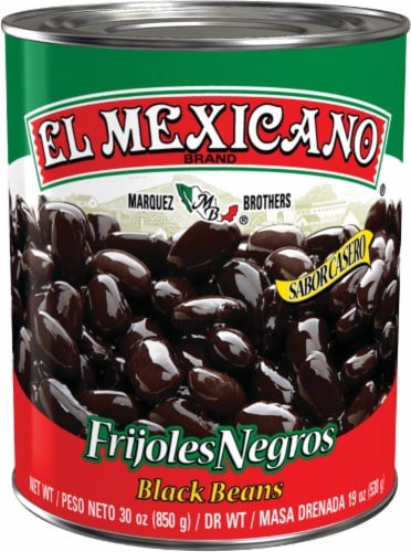 slide 1 of 3, El Mexicano Em Whole Black Beans, 29 oz