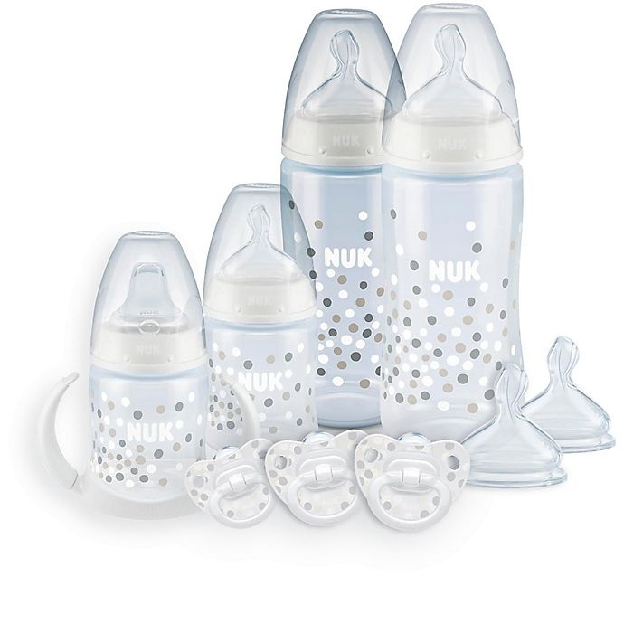 slide 1 of 15, NUK Smooth Flow Anti-Colic Bottle Newborn Gift Set, 1 ct