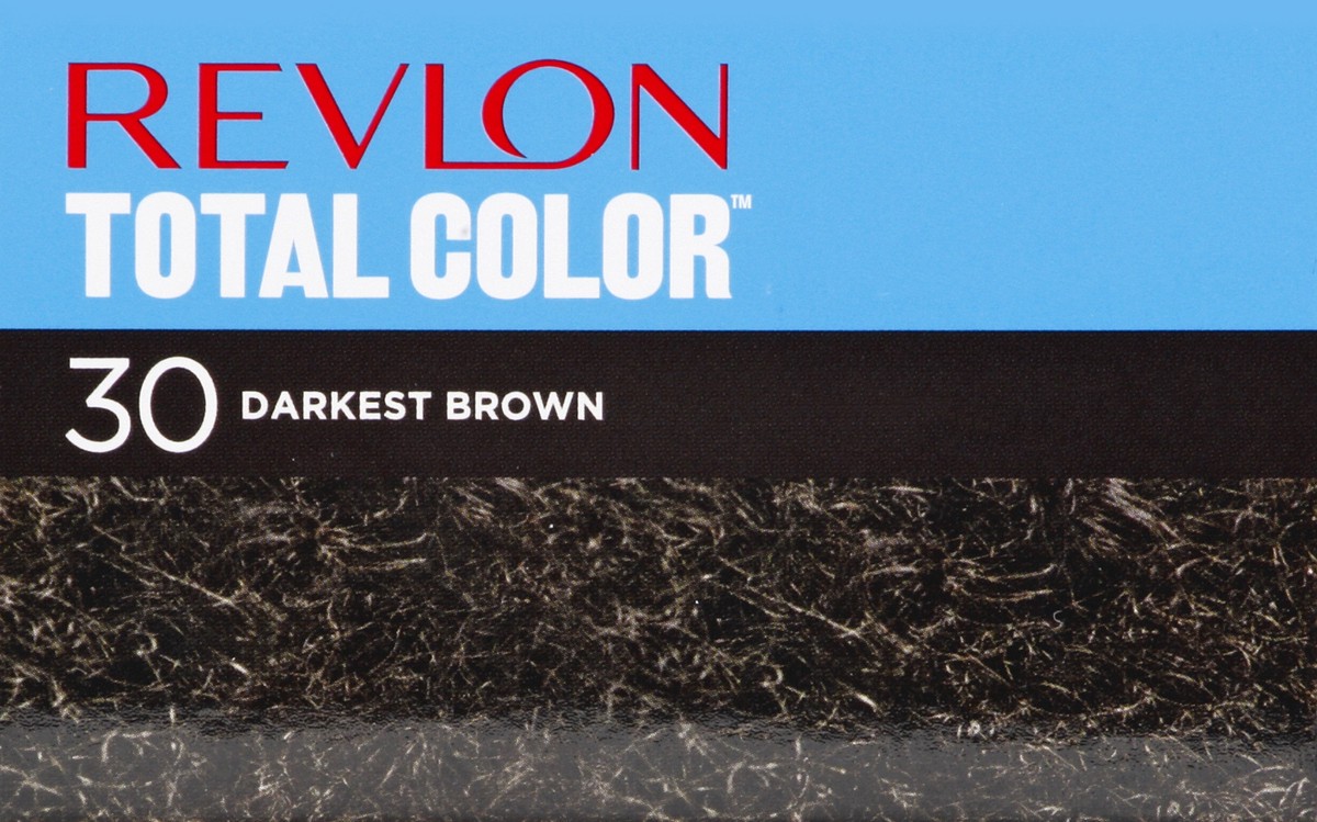 slide 9 of 9, Revlon Total Color Permanent Darkest Brown 30 Hair Color 1 ea, 1 ct