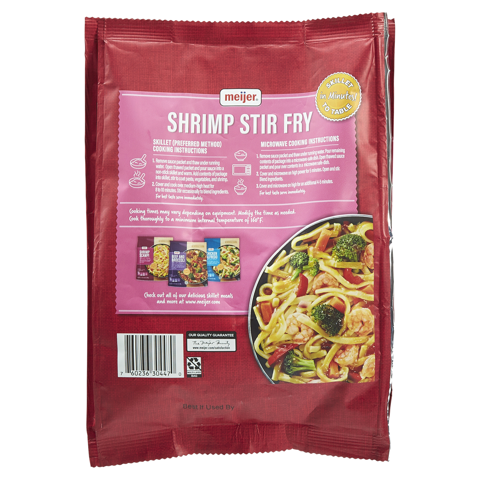 slide 21 of 25, Meijer Shrimp Stir Fry Skillet Meal, 20 oz