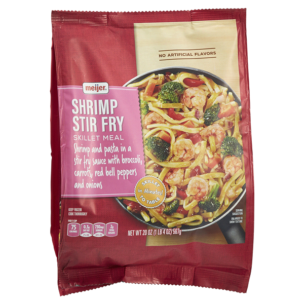 slide 4 of 25, Meijer Shrimp Stir Fry Skillet Meal, 20 oz