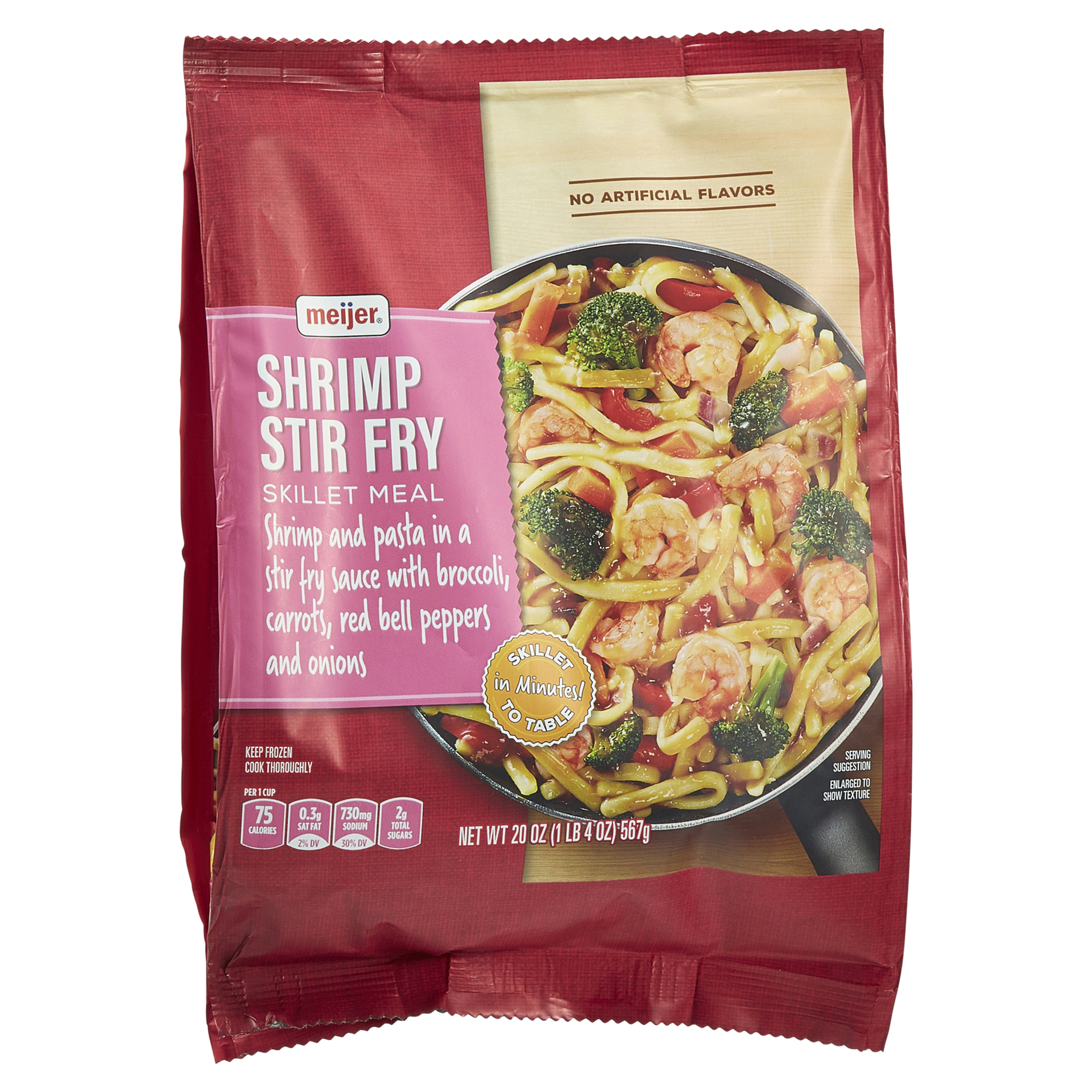slide 5 of 25, Meijer Shrimp Stir Fry Skillet Meal, 20 oz