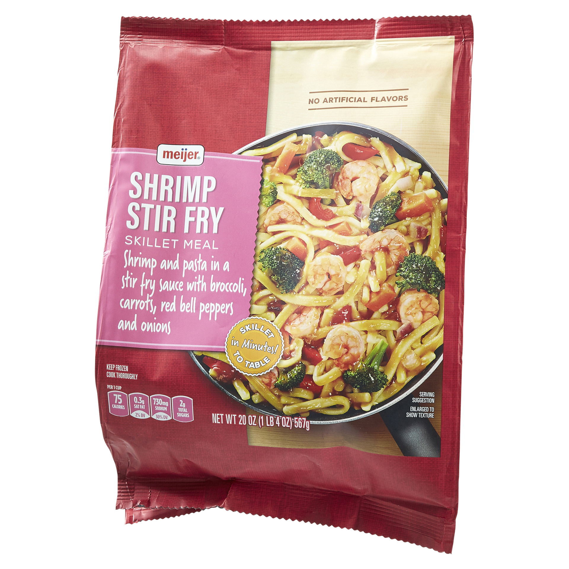 slide 9 of 25, Meijer Shrimp Stir Fry Skillet Meal, 20 oz