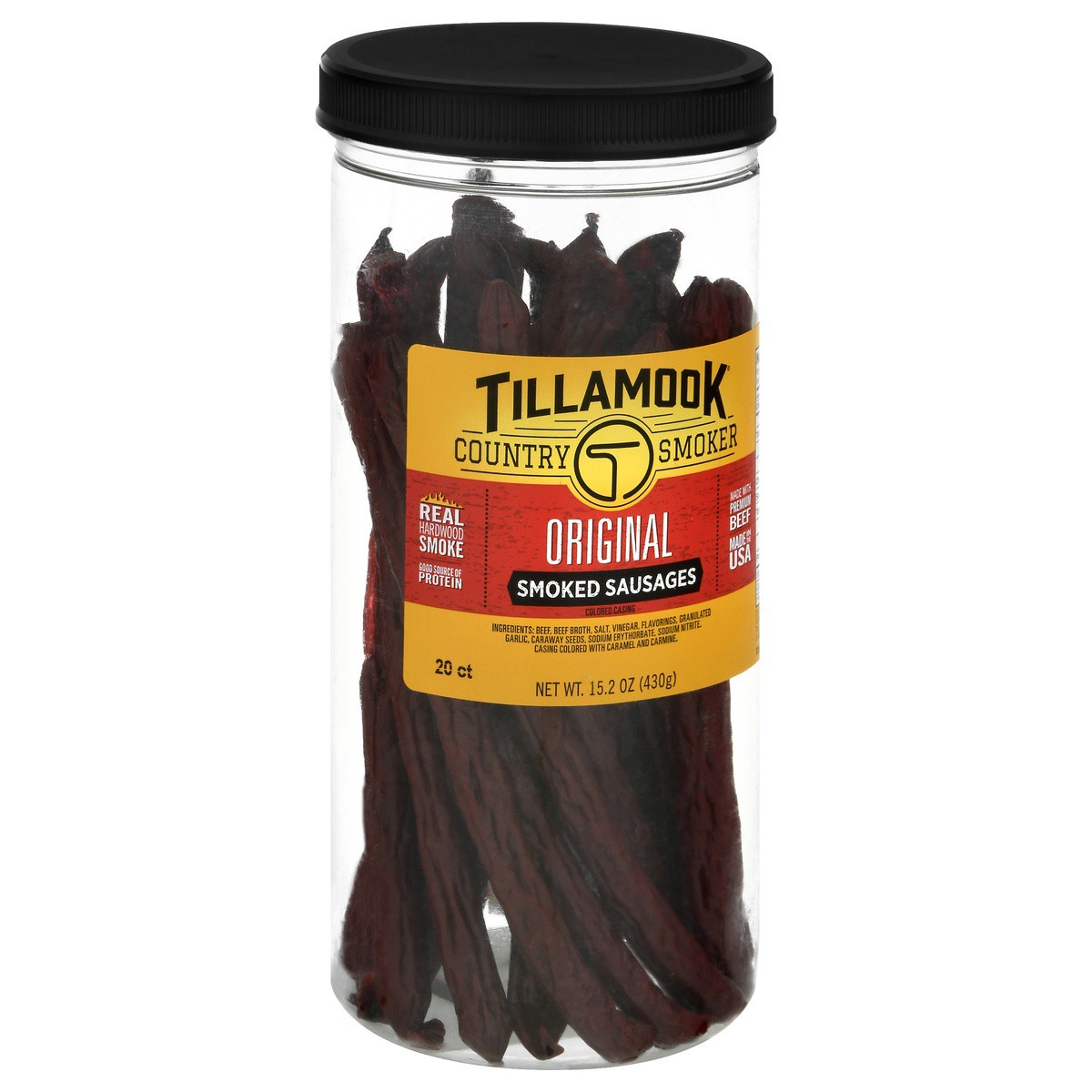 slide 9 of 9, Tillamook Country Smoker Original Smoked Sausages 20 ea, 20 ct