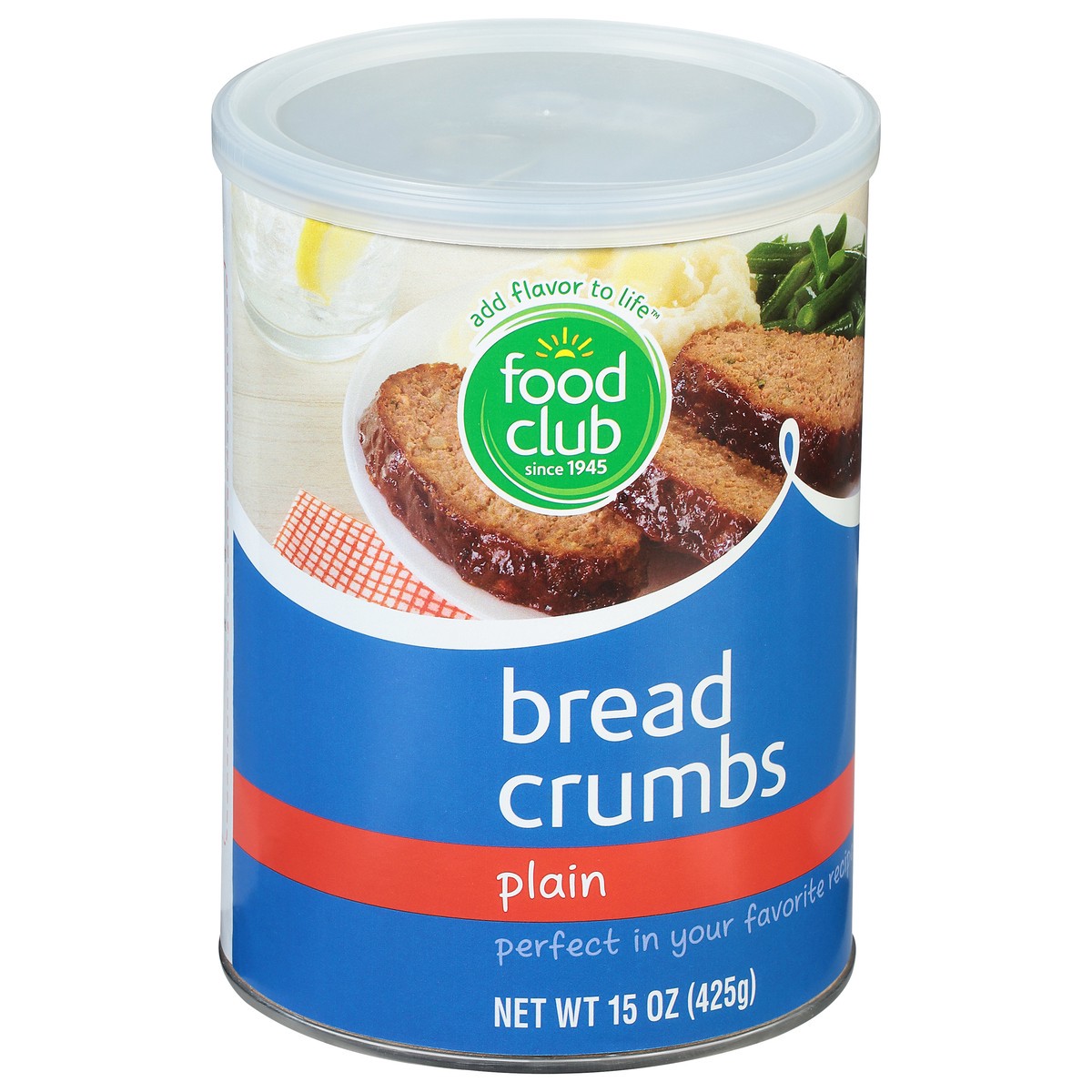 slide 2 of 9, Food Club Plain Bread Crumbs 15 oz, 15 oz