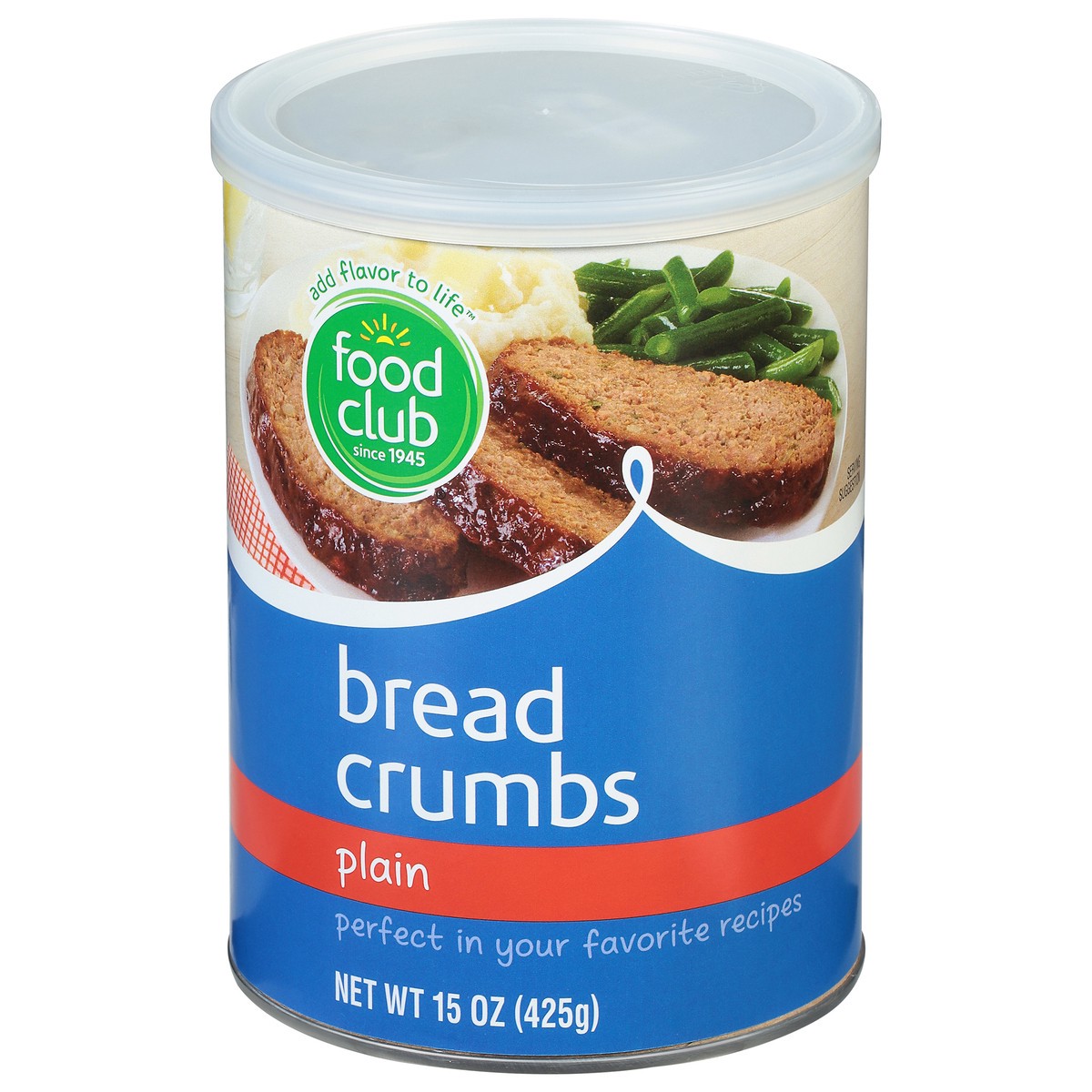 slide 3 of 9, Food Club Plain Bread Crumbs 15 oz, 15 oz