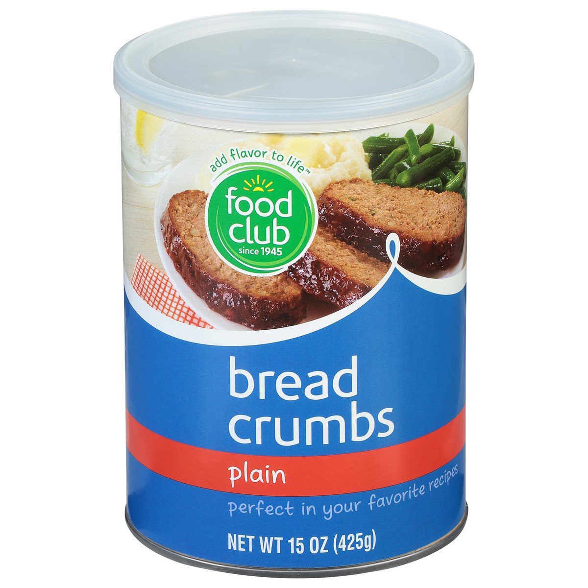 slide 1 of 9, Food Club Plain Bread Crumbs 15 oz, 15 oz