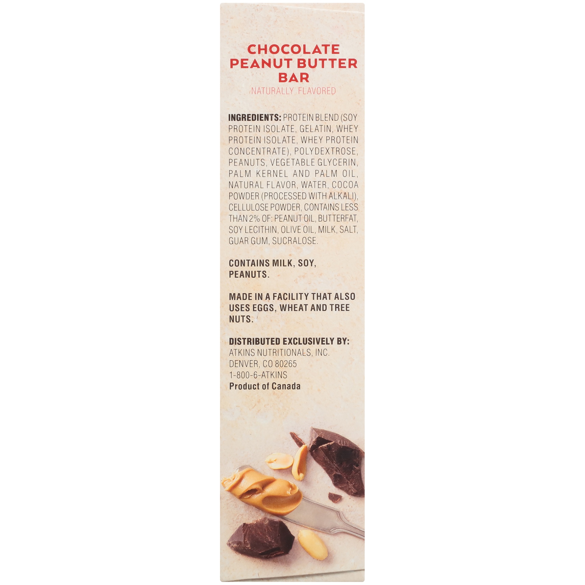 slide 5 of 8, Atkins Chocolate Peanut Butter Meal Bars, 5 ct; 2.1 oz