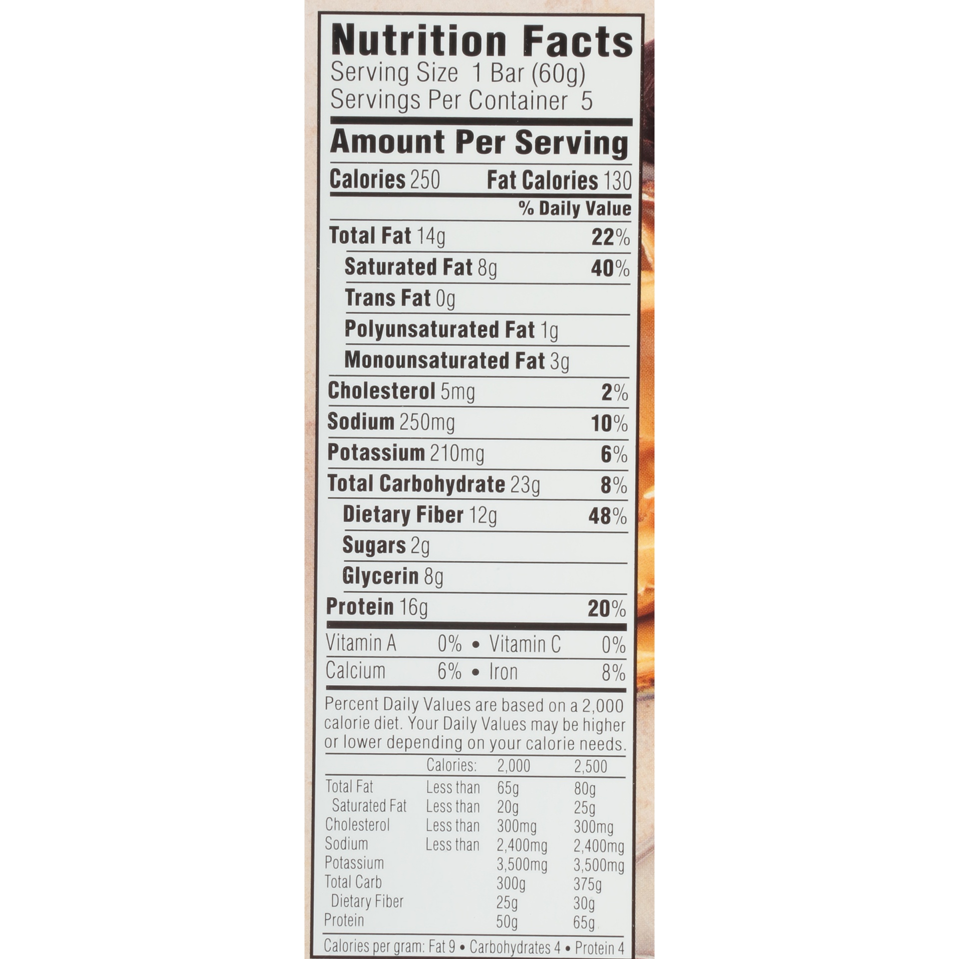 slide 7 of 8, Atkins Chocolate Peanut Butter Meal Bars, 5 ct; 2.1 oz