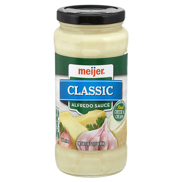 slide 1 of 3, Meijer Classic Alfredo Sauce, 16 oz