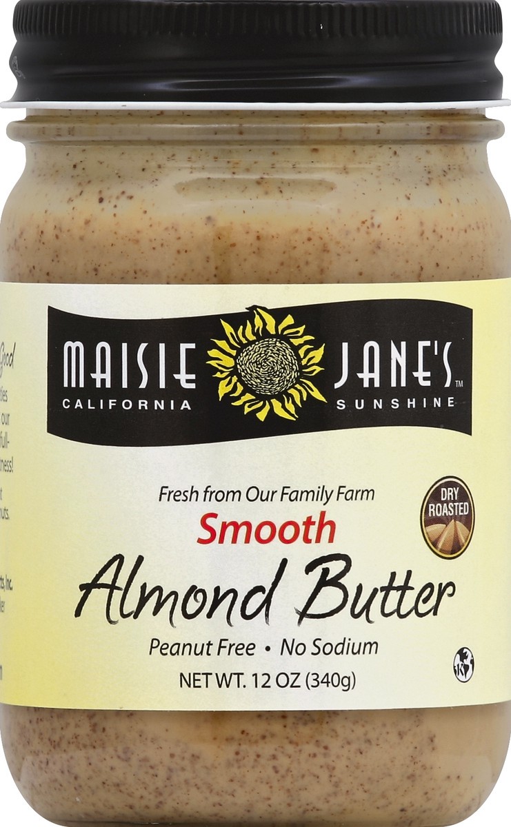 slide 2 of 2, Maisie Jane's Almond Butter Smooth, 12 oz