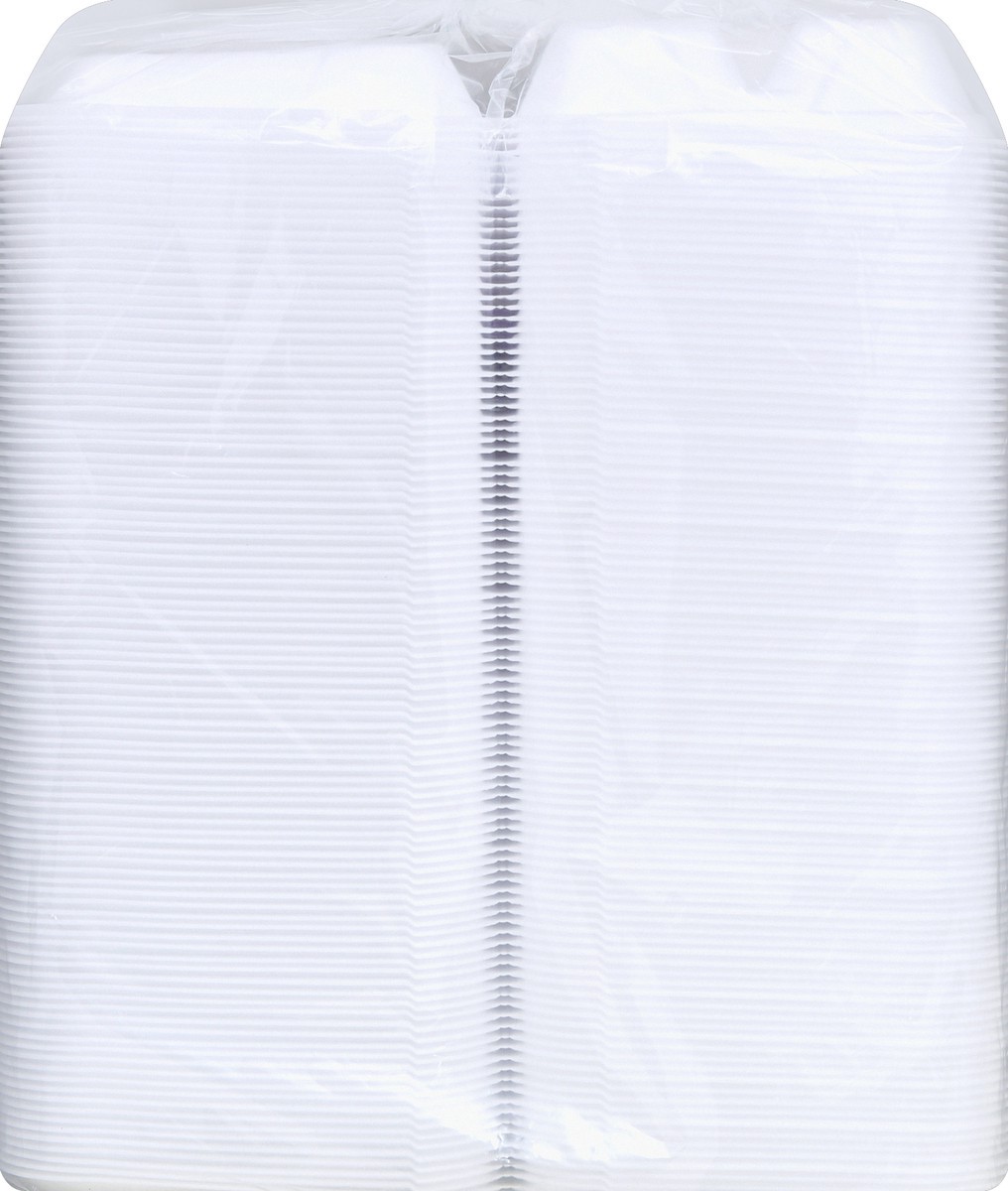 slide 3 of 6, First Street Medium 3 Compartment Foam Containers, 100 ct