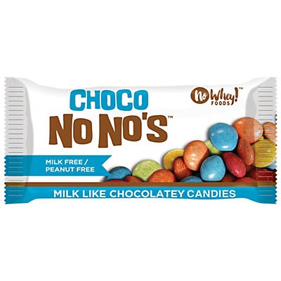 slide 1 of 1, No Whey! Foods Choco No Nos Milk Like Chocolately Candies, 1.63 oz