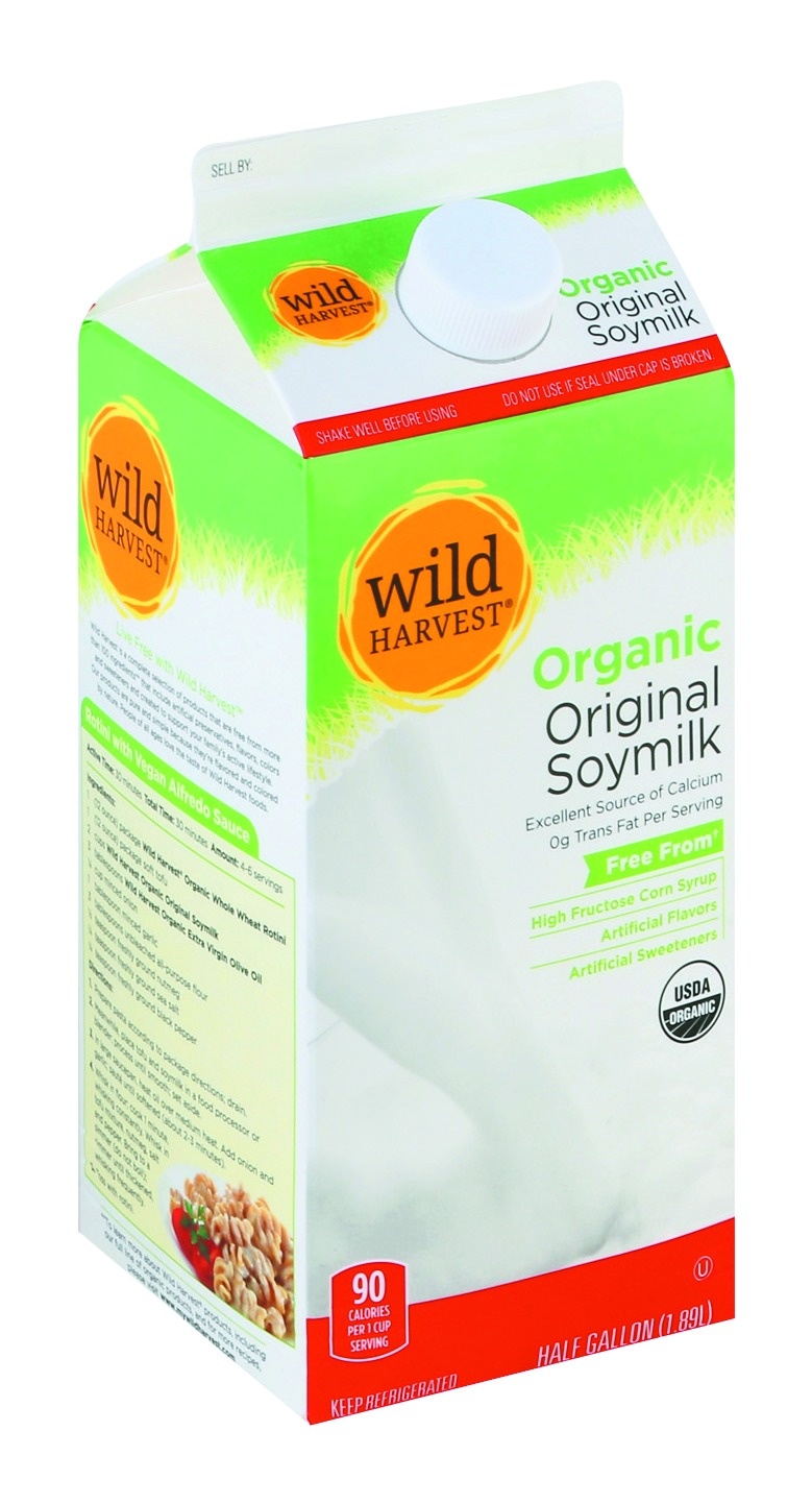 slide 1 of 1, Wild Harvest Original Soy Milk, 64 oz