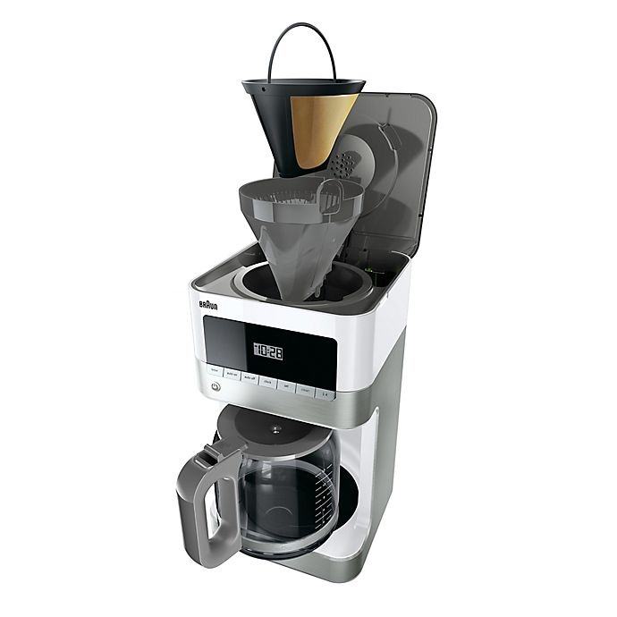 slide 3 of 4, Braun BrewSense 12-Cup Drip Coffee Maker - White, 1 ct