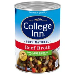 College Inn 50% Less Sodium Beef Broth, 14.5 oz Can