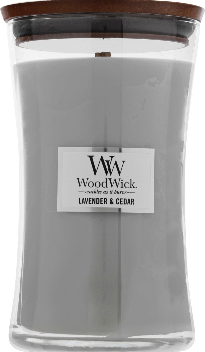 slide 1 of 8, WoodWick Lavender & Cedar Candle 1 ea, 1 ct