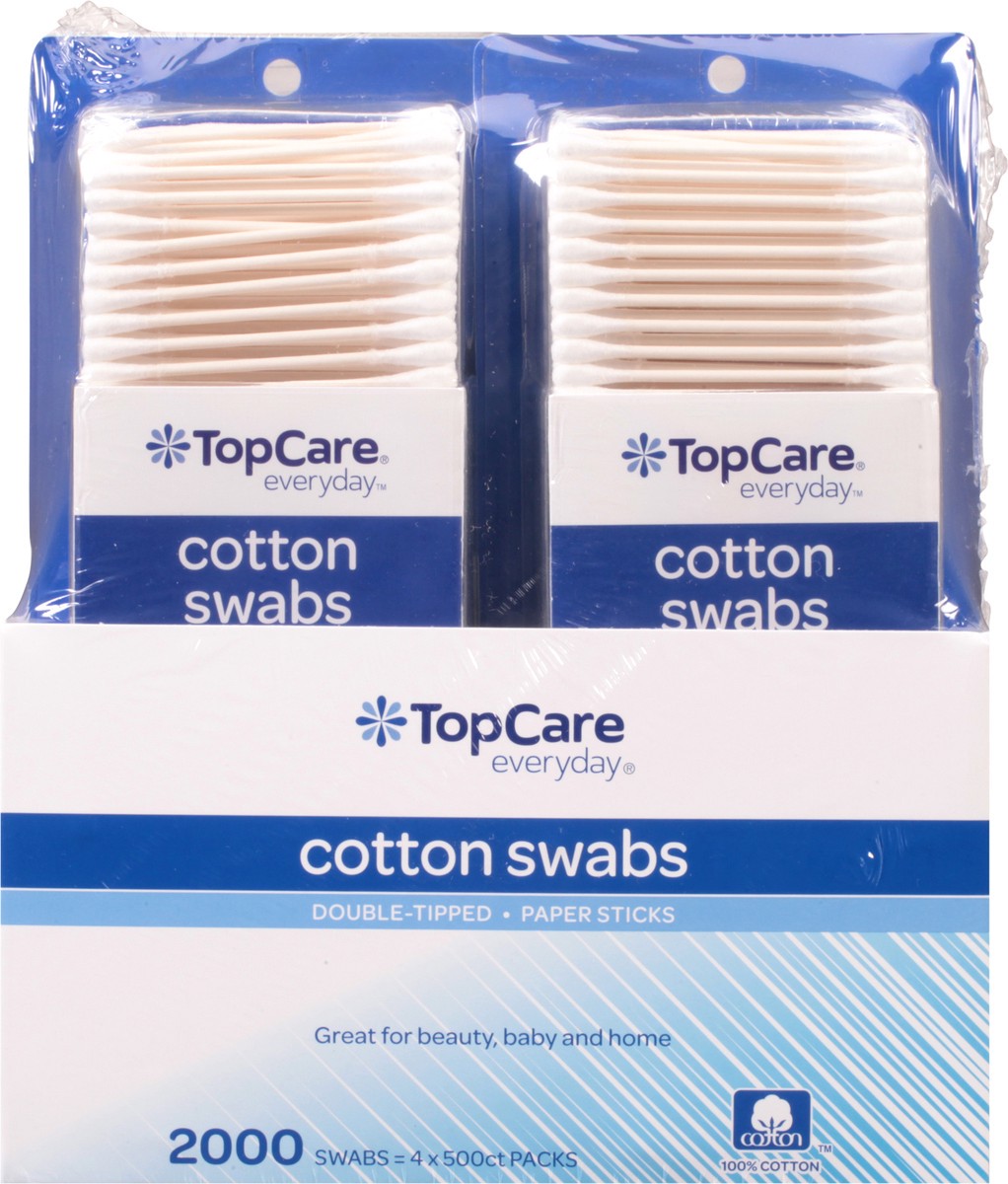 slide 4 of 9, TopCare Everyday Cotton Swabs 4 ea, 4 ct
