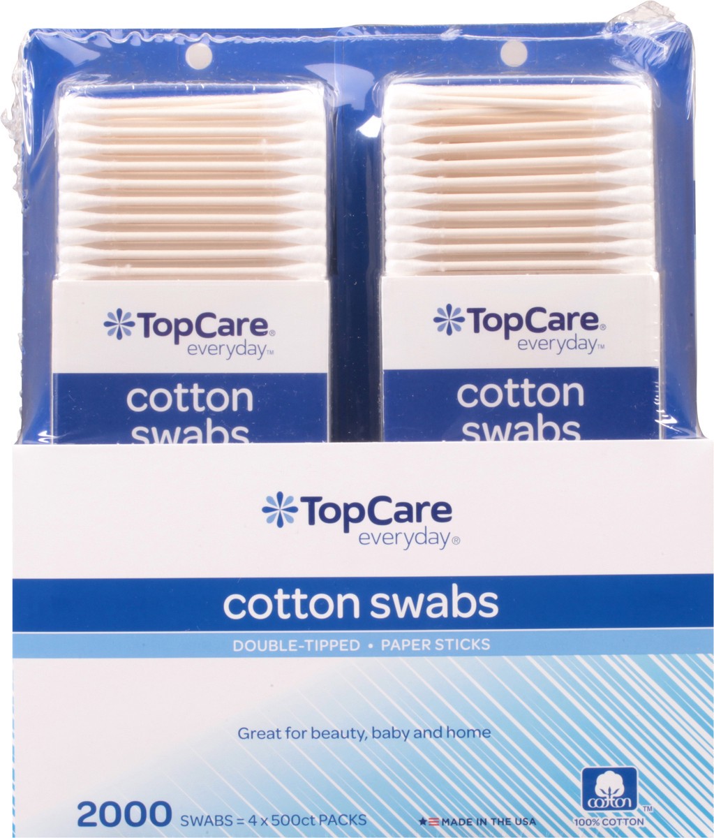 slide 7 of 9, TopCare Everyday Cotton Swabs 4 ea, 4 ct