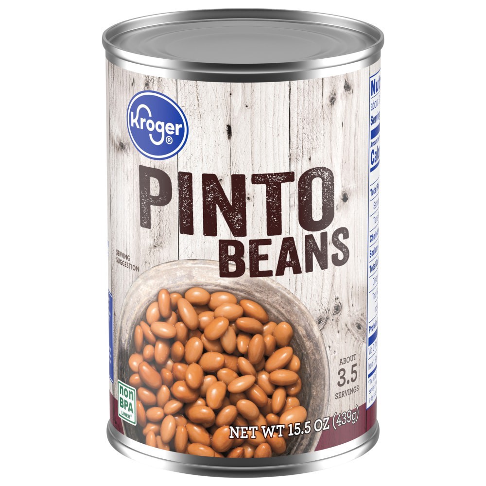 slide 3 of 3, Kroger Pinto Beans, 15.5 oz
