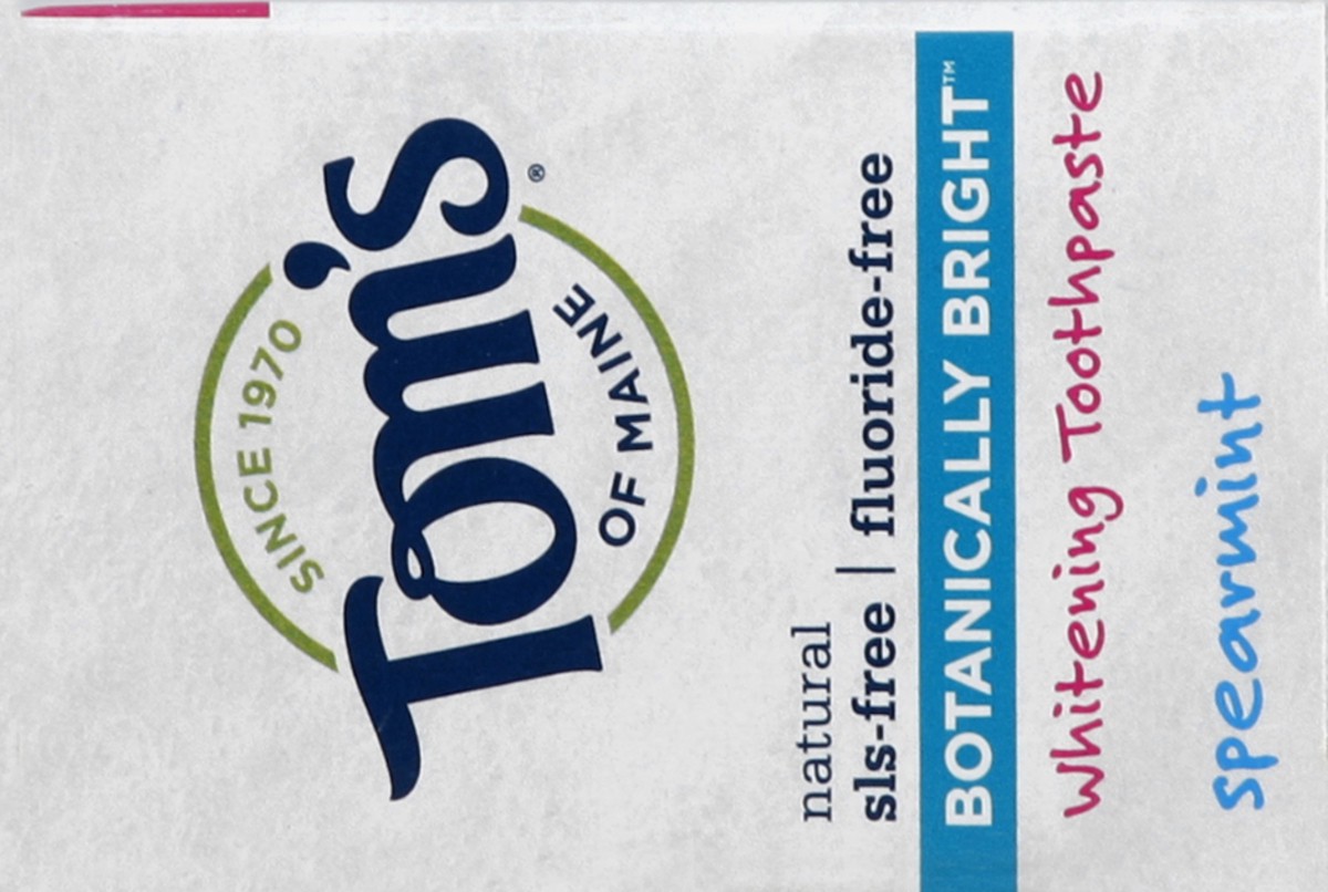 slide 3 of 5, Tom's Of Maine Botanically Bright Toothpaste Spearmint, 4.7 oz