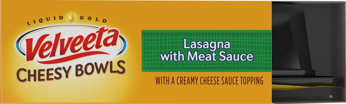 slide 11 of 11, Velveeta Cheesy Bowls Lasagna with Meat Sauce Microwave Meal, 9 oz Tray, 9 oz