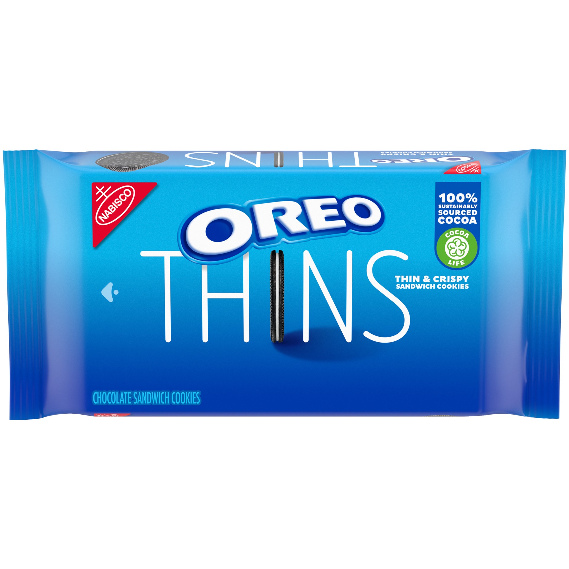 slide 1 of 9, OREO Thins Chocolate Sandwich Cookies, 10.1 oz, 10.1 oz