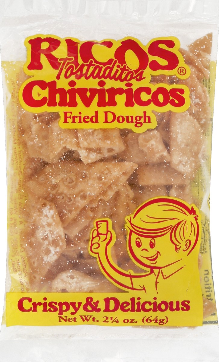 slide 1 of 1, Ricos Tostaditos Fried Dough 2.25 oz, 2.25 oz