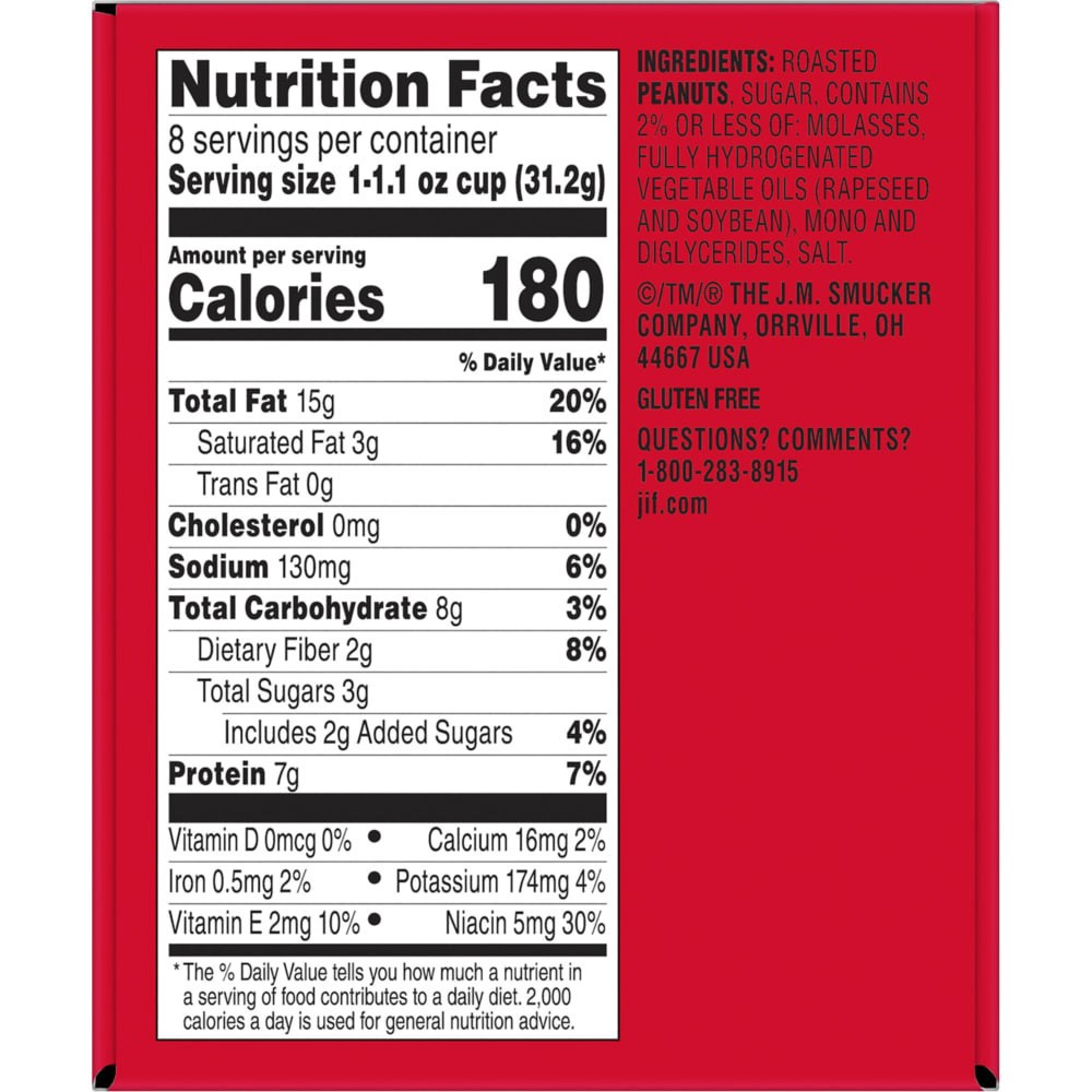 slide 2 of 4, Peanut Butter, 8.8 oz