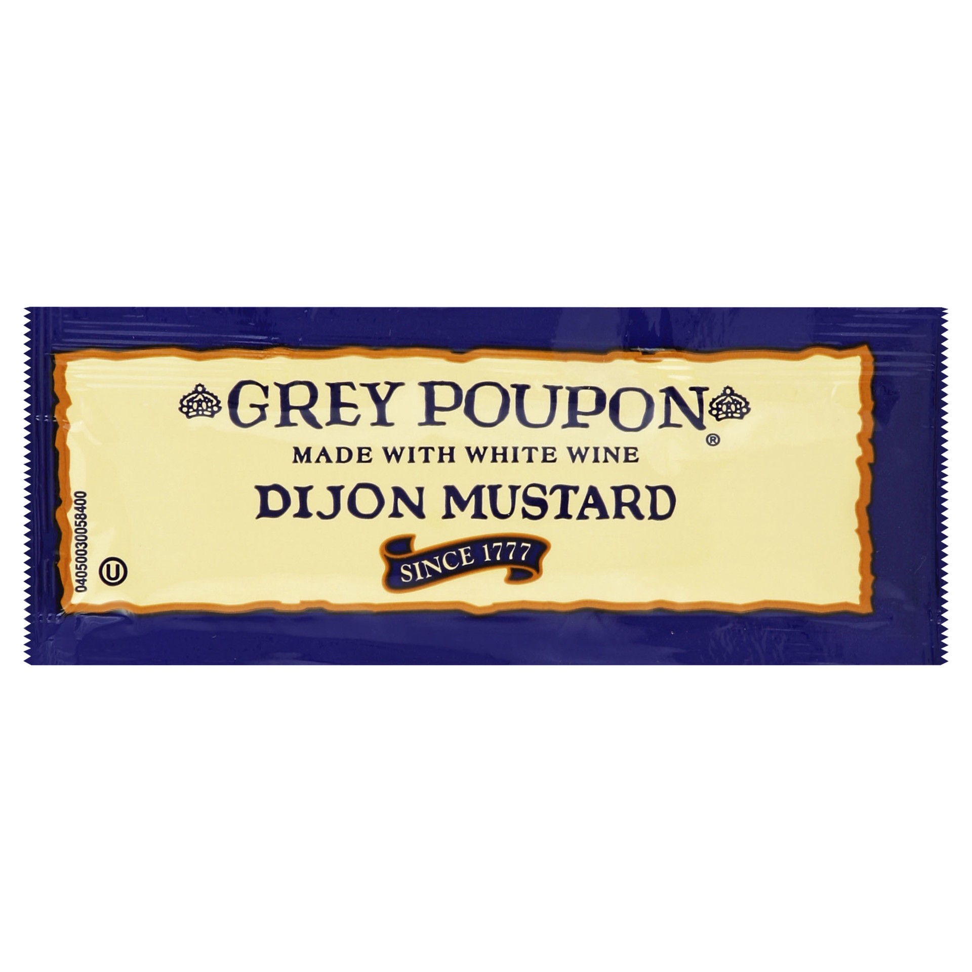 slide 4 of 4, Grey Poupon Single Serve Dijon Mustard, 200 ct Casepack, 0.25 oz Packets, 200 ct