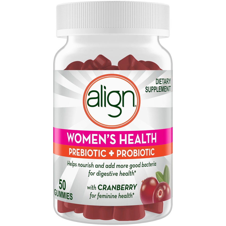 Align Women's Health Prebiotic + Probiotic Supplement Gummies